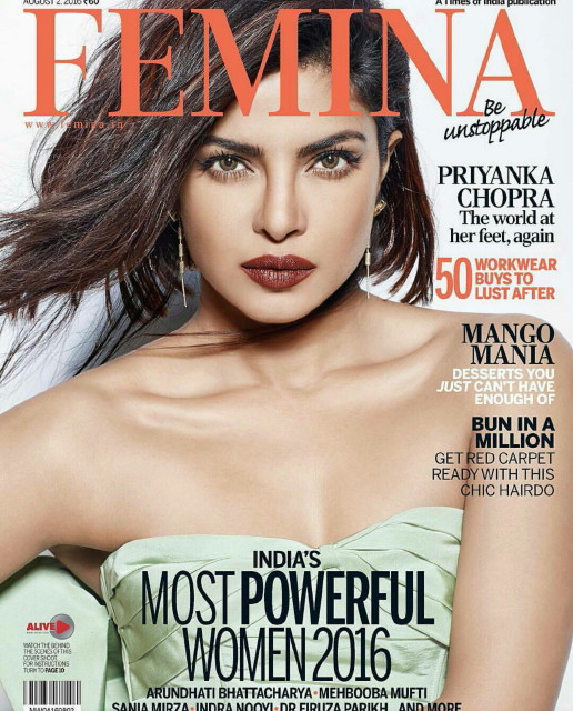 Just one of her latest magazine covers...go Priyanka!