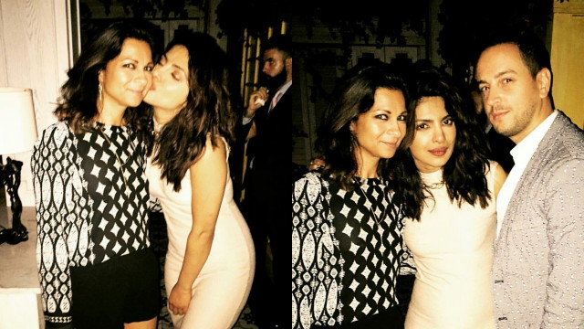 Priyanka with her manager Anjula